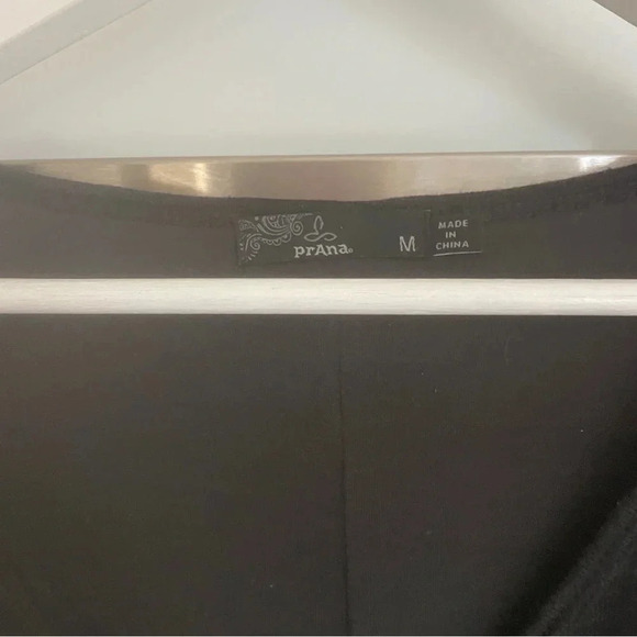 Prana Gray Chic Dress Size Medium Faux Wrap Teacher - Picture 6 of 7